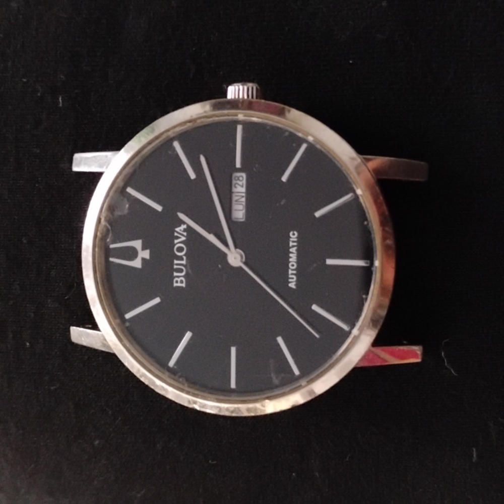Bulova Men's Automatic Self Winding Black Watch